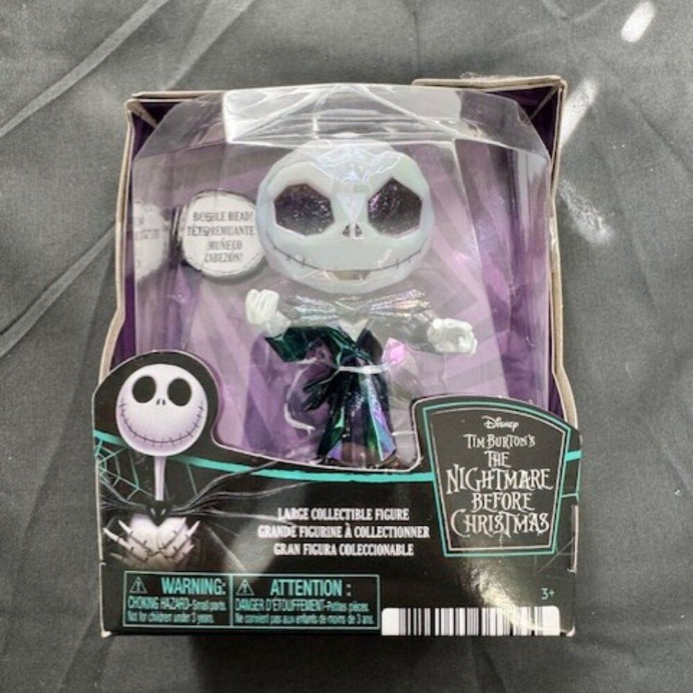 Tim Burton's The Nightmare Before Christmas Jack Skellington 5" Bobblehead Doll